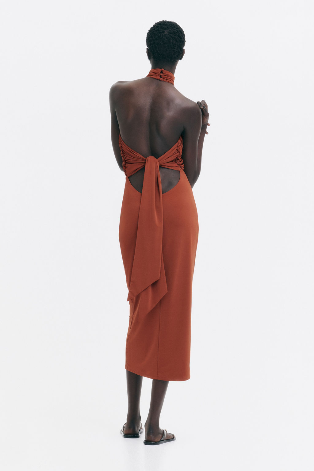 Vestido cut-out con detalle cruzado - H&m фото 3