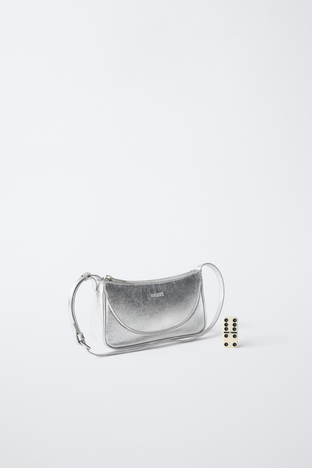 BANDOLERA METALIZADA / Plata - Zara фото 6