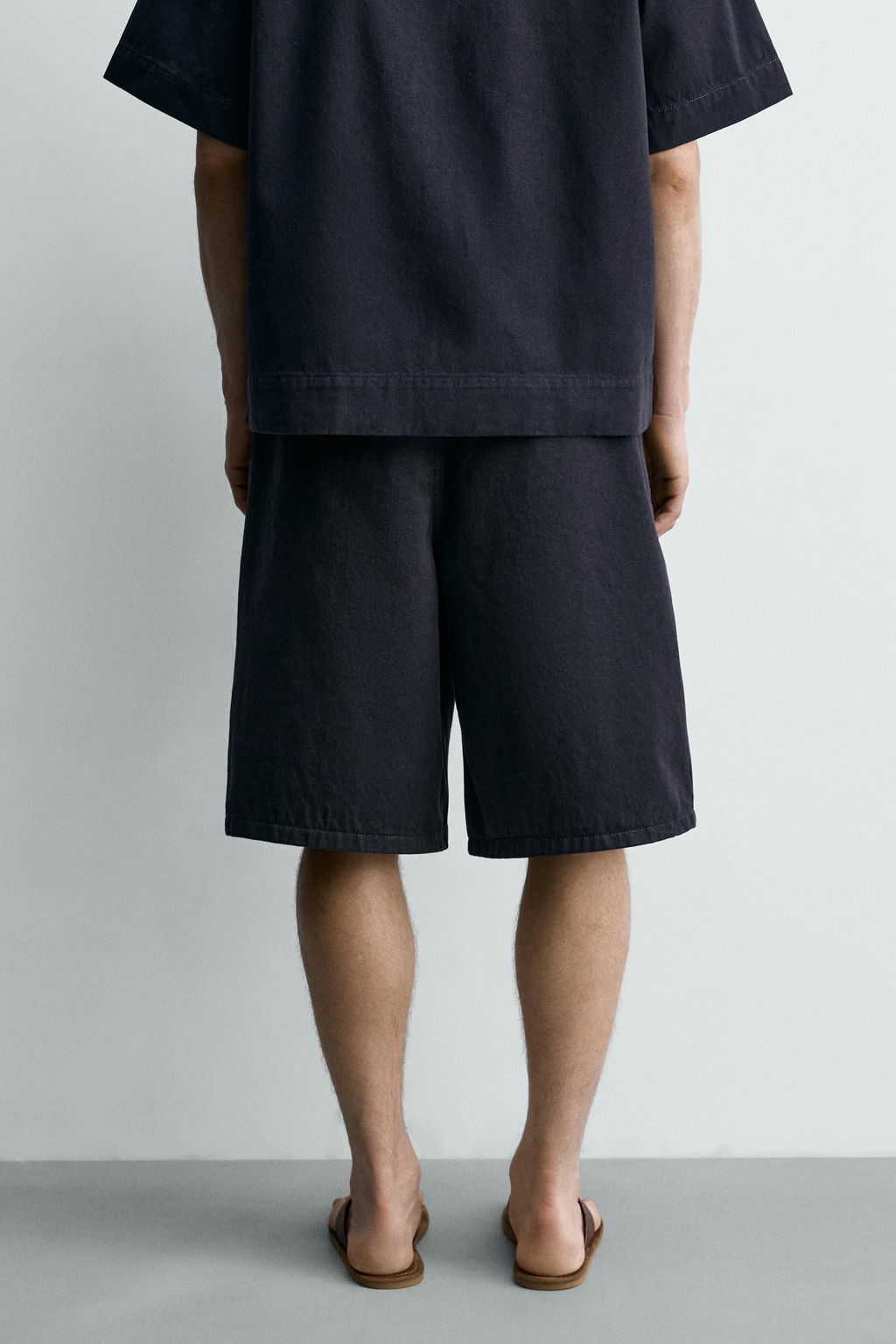 BERMUDA DENIM RELAXED FIT / Azul - Zara фото 3