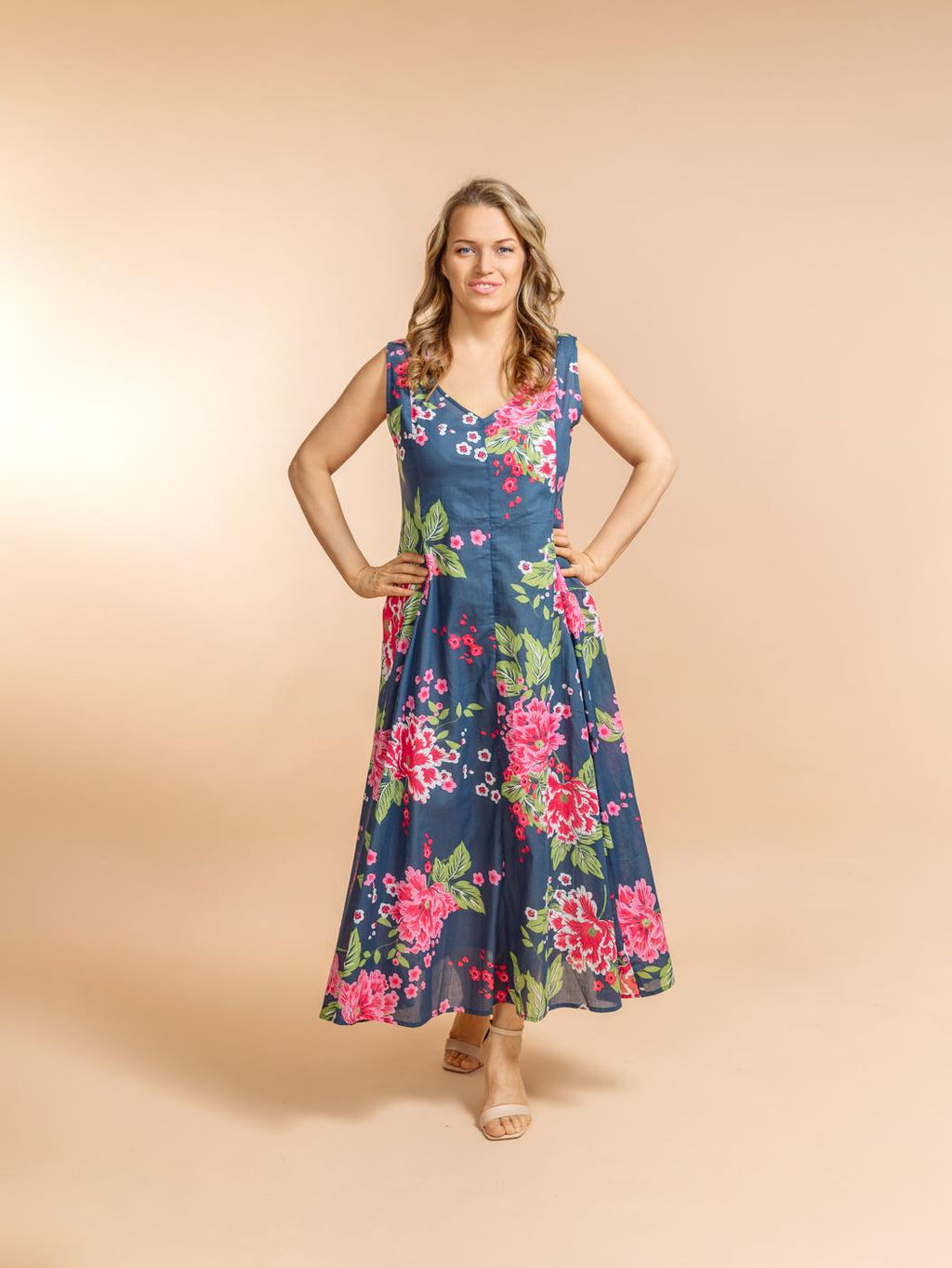 Платье (хлопок) №25-250-1 (Лето-2025) - Ганг фото 2