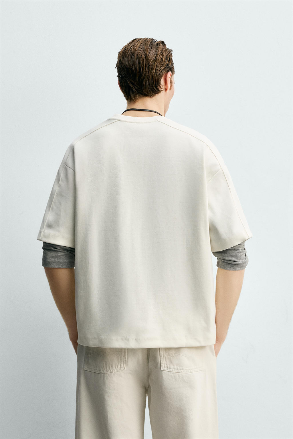 COMPACT TEXTURED SWEATSHIRT - Zara фото 11