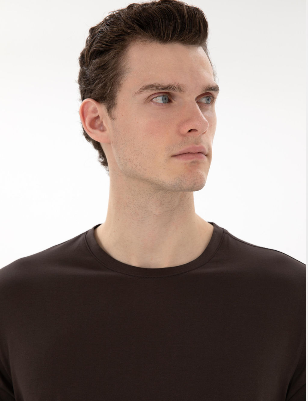 Kahverengi Slim Fit Merserize Basic Ti__rt - Pierre cardin фото 2