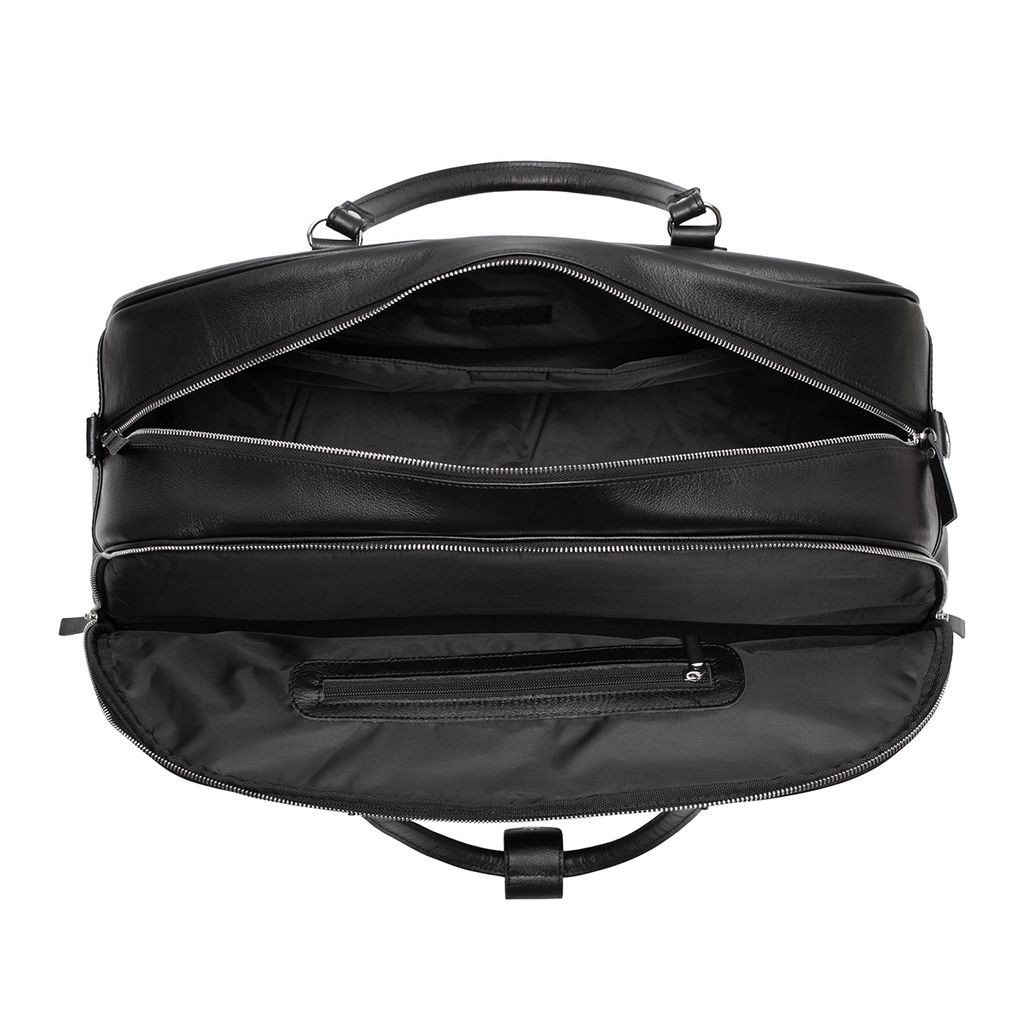 Кожаная дорожная сумка Jutland Black - Lakestone фото 6