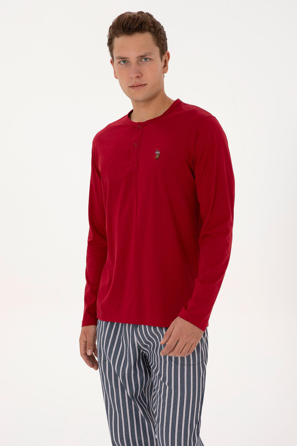 Erkek Bordo Pijama Tak_m_