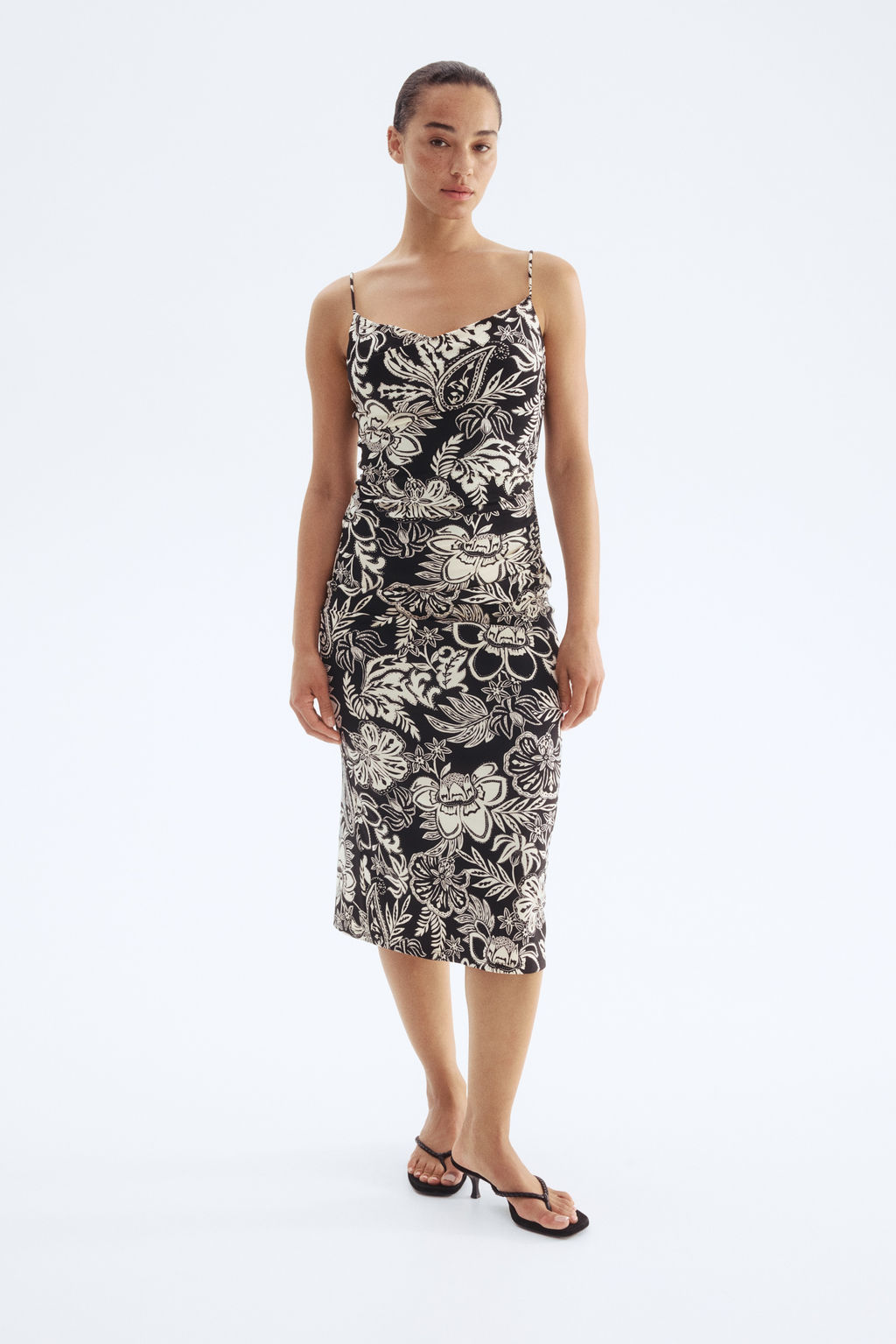 Vestido de tirantes interlock - H&m фото 6
