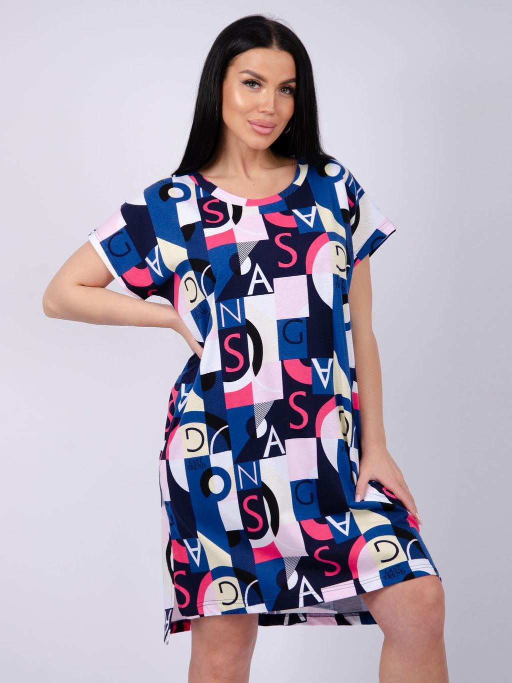 Туника "Блеск" скрабл, трикотаж