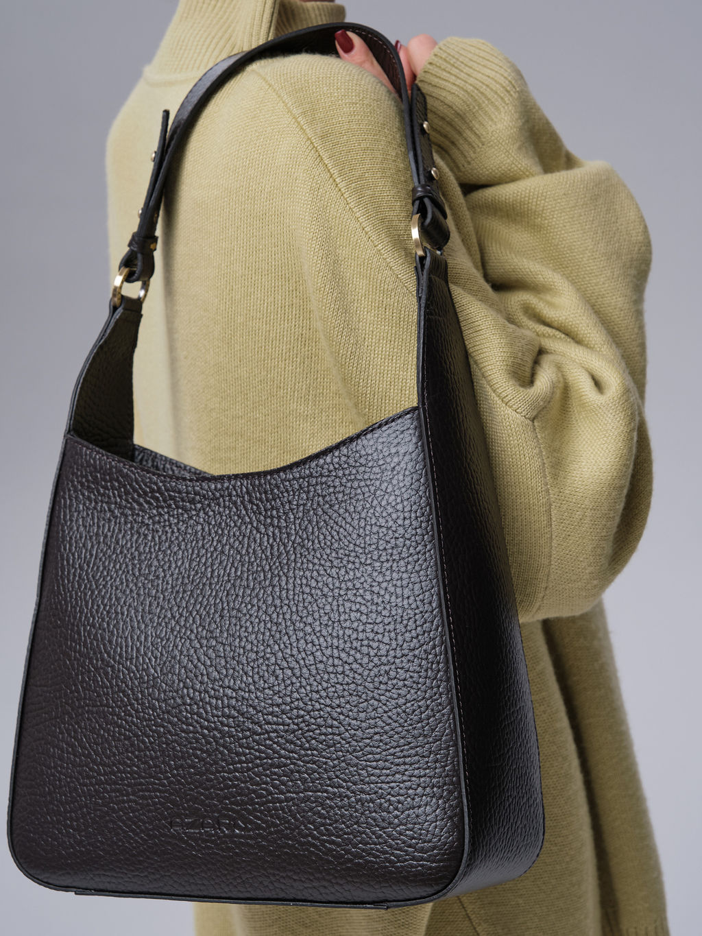 Кожаная сумка Azaro 31027 темно-коричневый