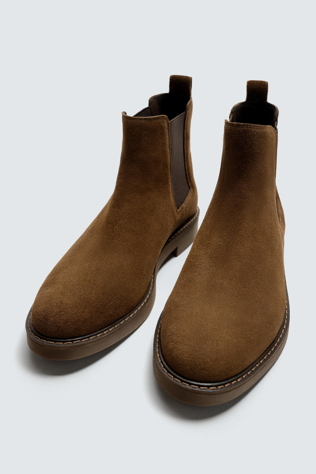 LEATHER CHELSEA BOOTS - Zara фото 6