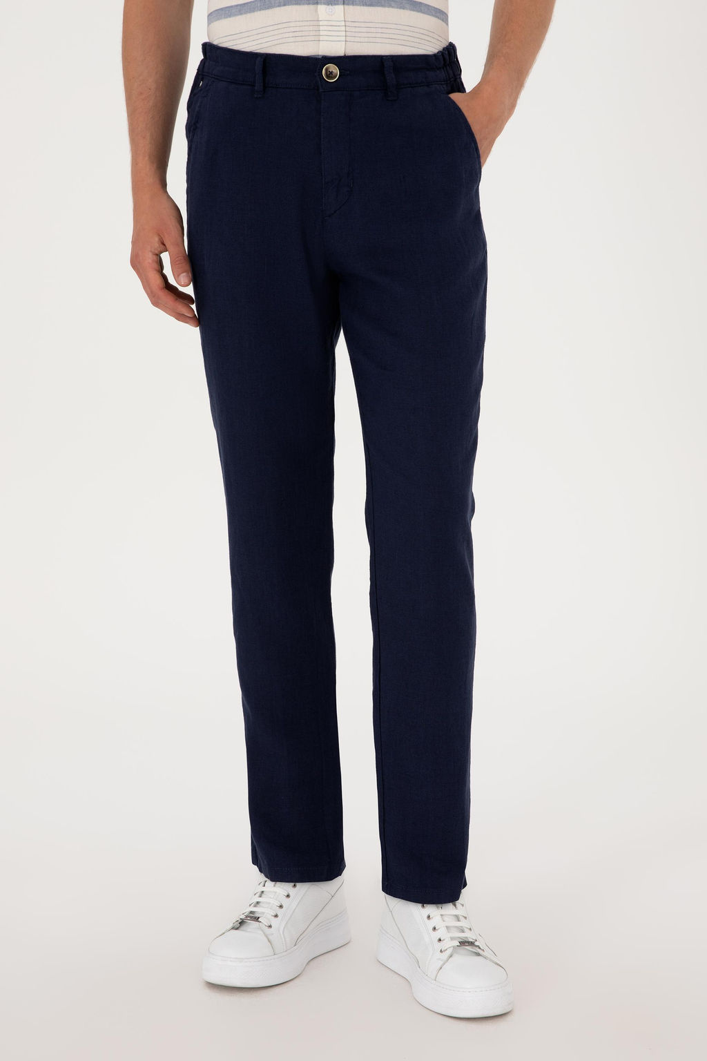 Erkek Lacivert Kanvas Pantolon Sepette S_rpriz _ndirim - U.s. polo assn фото 2