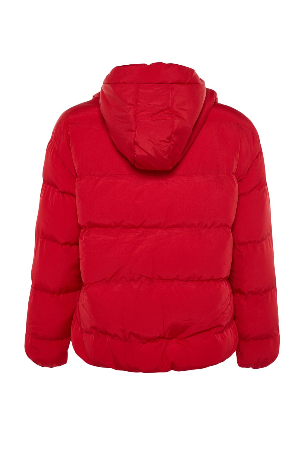 TRENDYOLMILLA Siyah Kapusonlu Su Itici Sisme Mont TWOAW21MO0022  фото 19