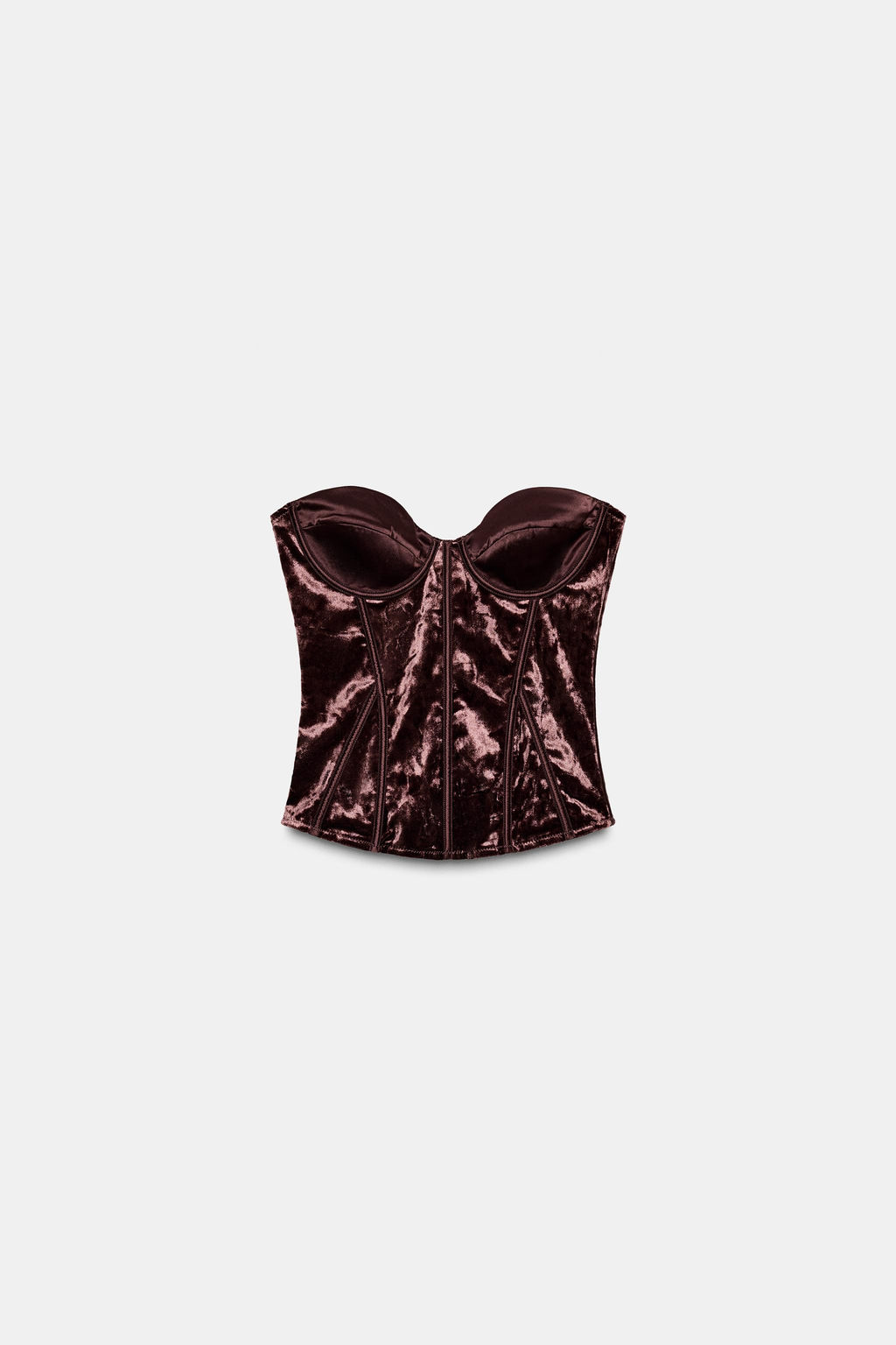 VELVET CORSET - Zara фото 6