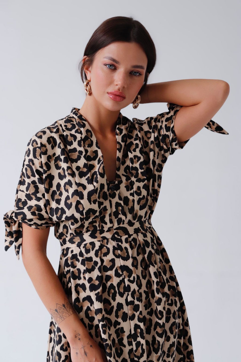 Martichelli Платье с анималистичным принтом  фото 6