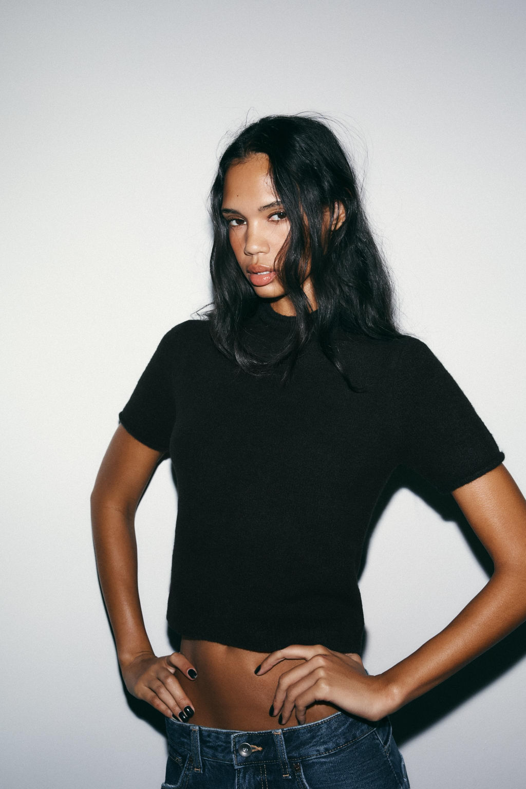 SOFT KNIT SHORT SLEEVE SWEATER - Zara фото 11