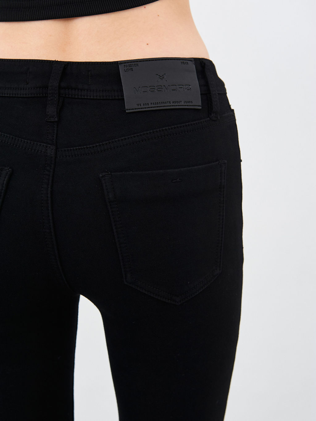 Утепленные женские джинсы зауженного кроя на флисе - Mossmore фото 27