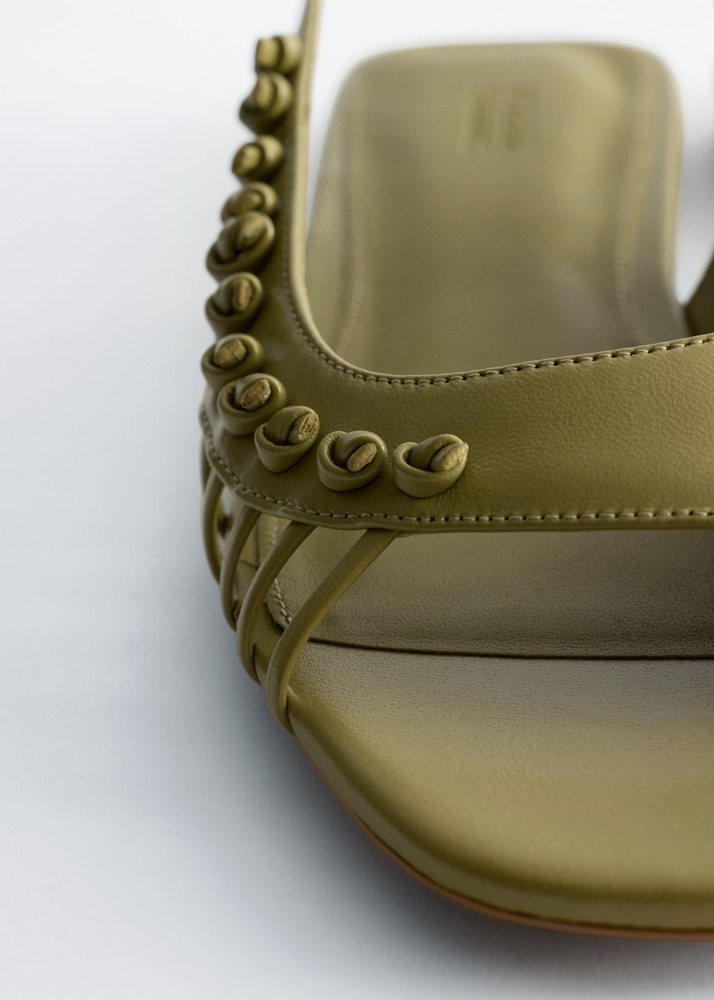 Sandalias de piel con tira trasera - H&m фото 3