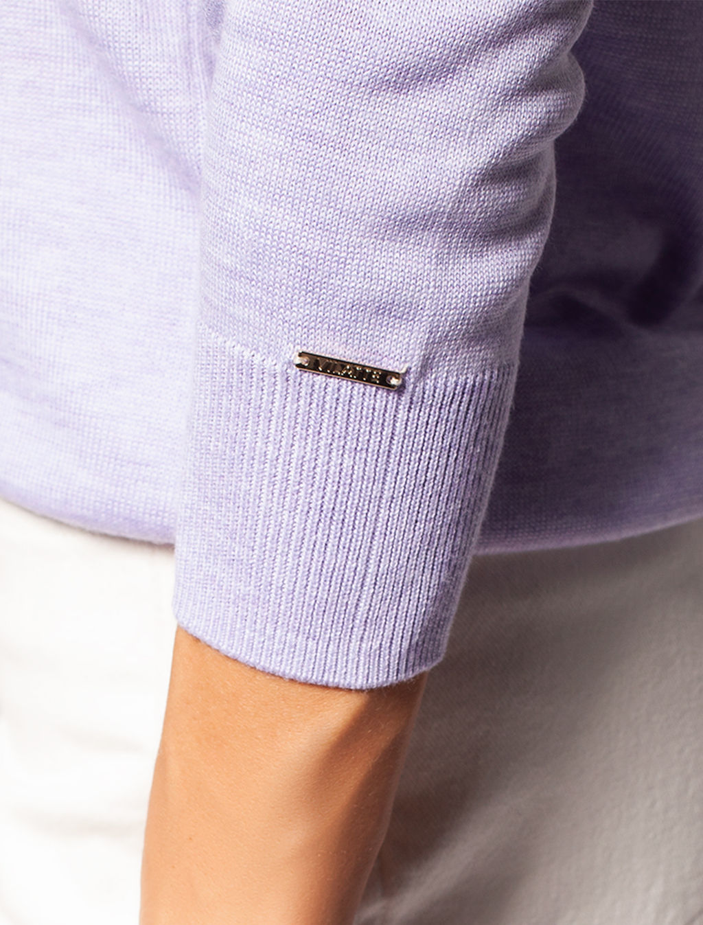 VILATTE / Джемпер тончайшей вязки из мягкой вискозы с эффектом меланж  фото 2