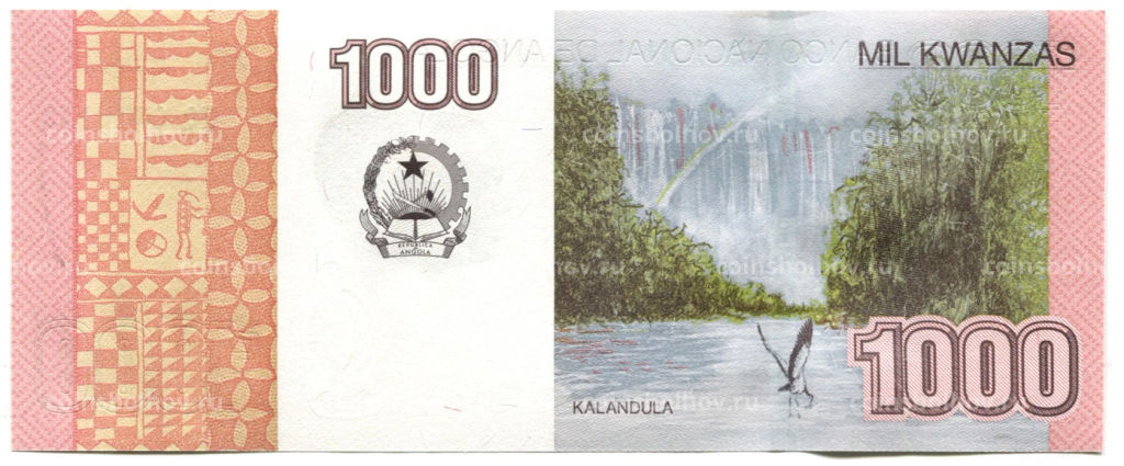 1000 кванза 2012 года Ангола