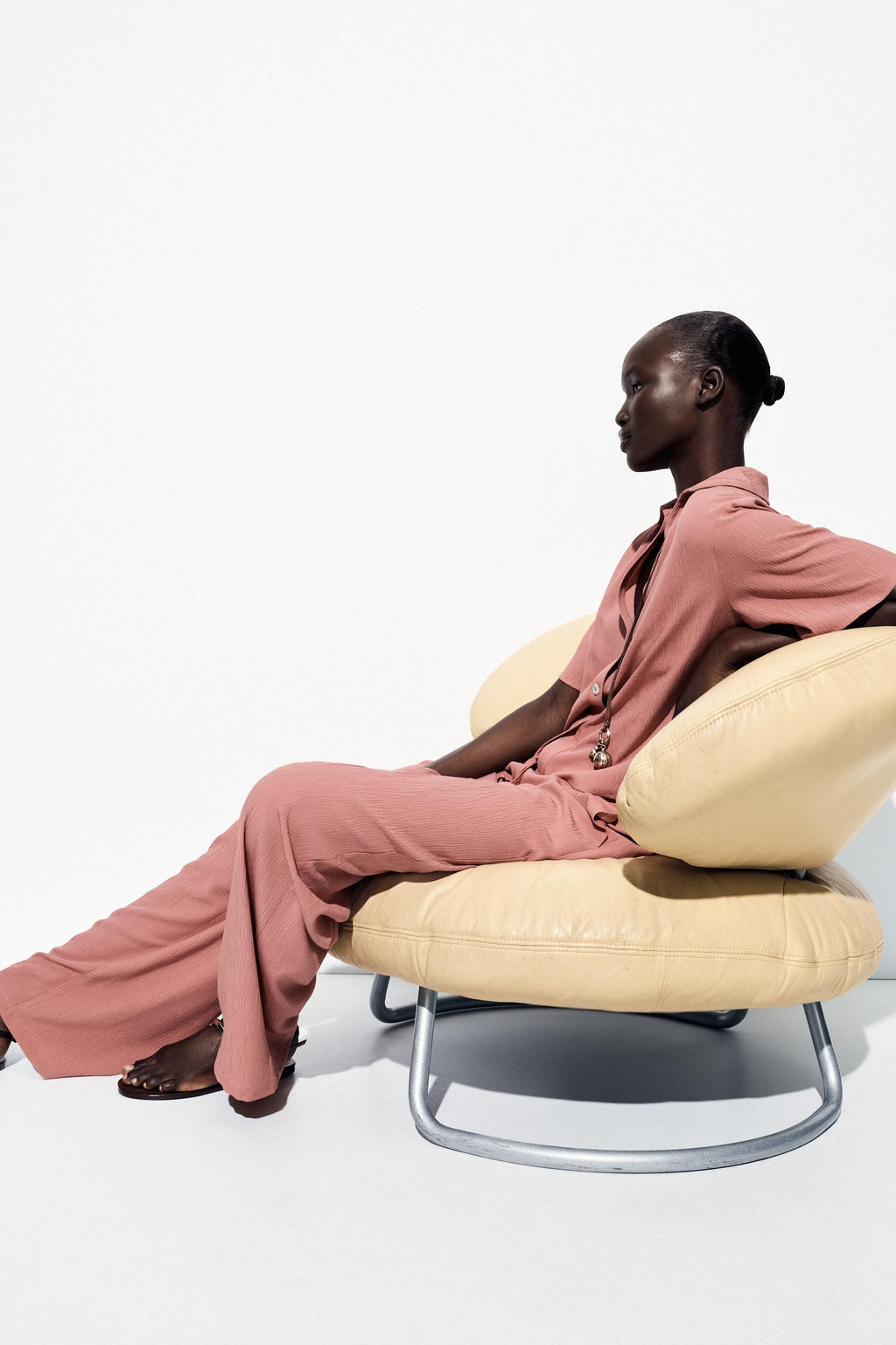 CREASED-EFFECT SHORT SLEEVE SHIRT - Zara фото 16