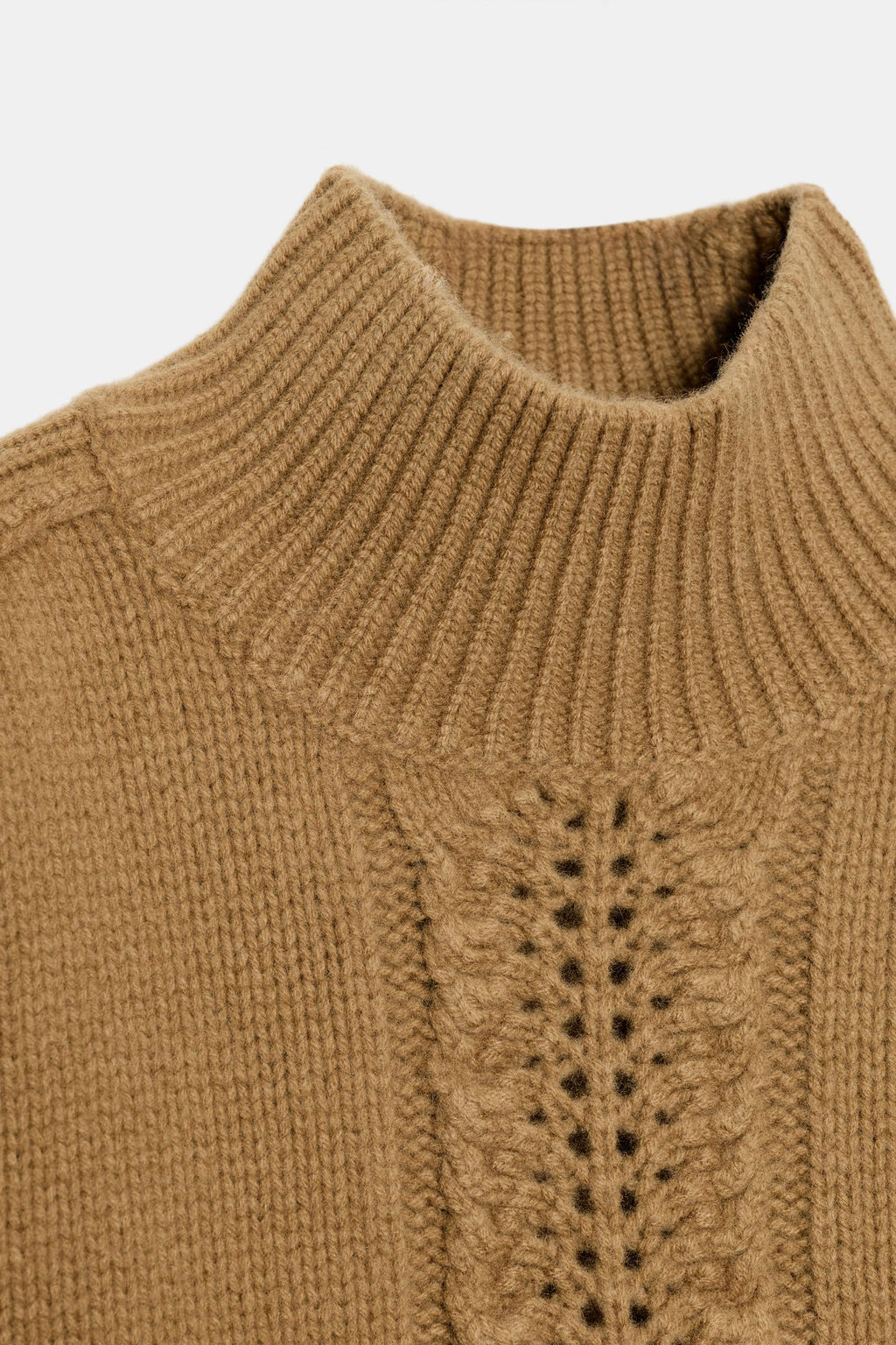 100% WOOL TEXTURED JUMPER - Zara фото 9