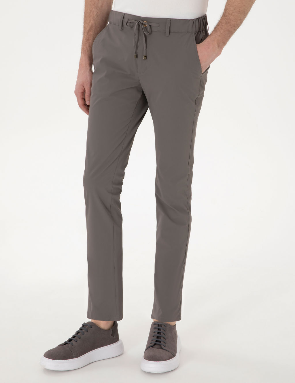 Vizon Slim Fit Jogger Kanvas Pantolon