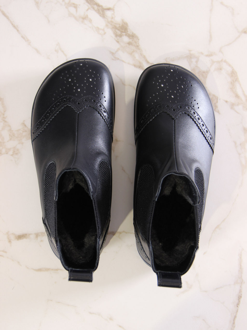 Босоногие ботинки EDART 362.NATAbl.Черный/шерсть