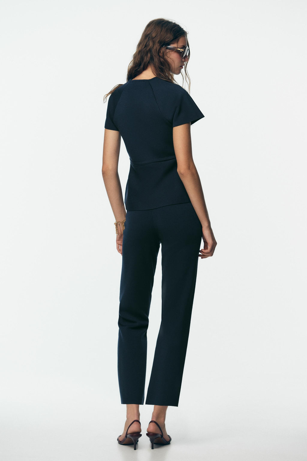 STRAIGHT KNIT TROUSERS - Zara фото 3