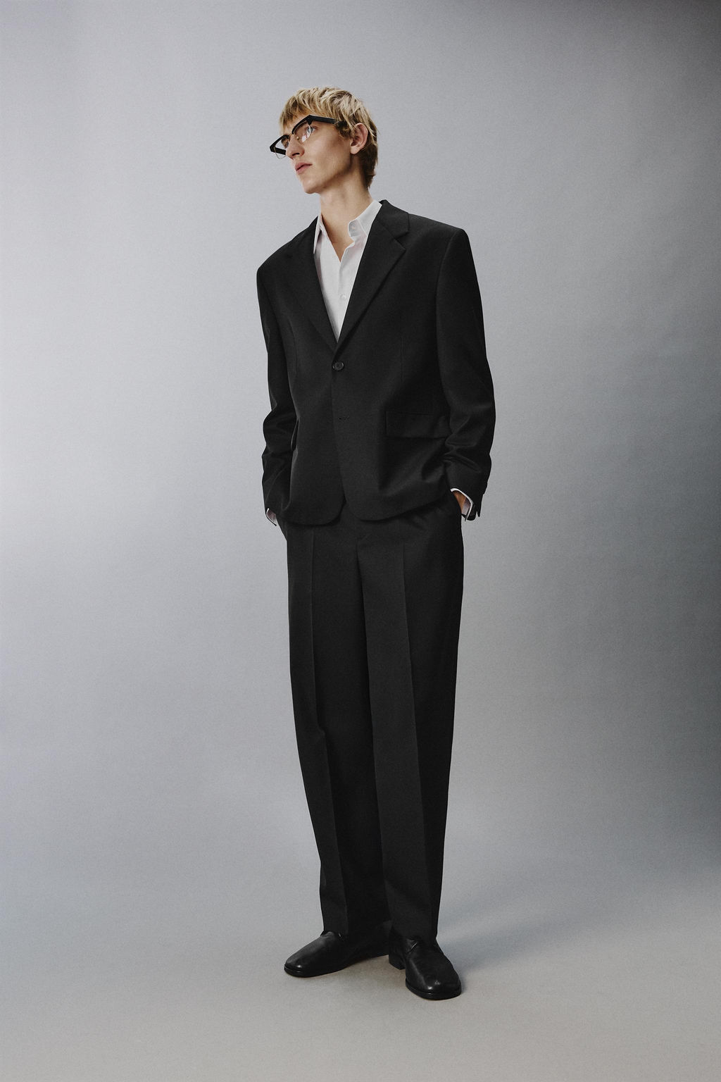 BLAZER TRAJE 100% LANA / Negro - Zara фото 6