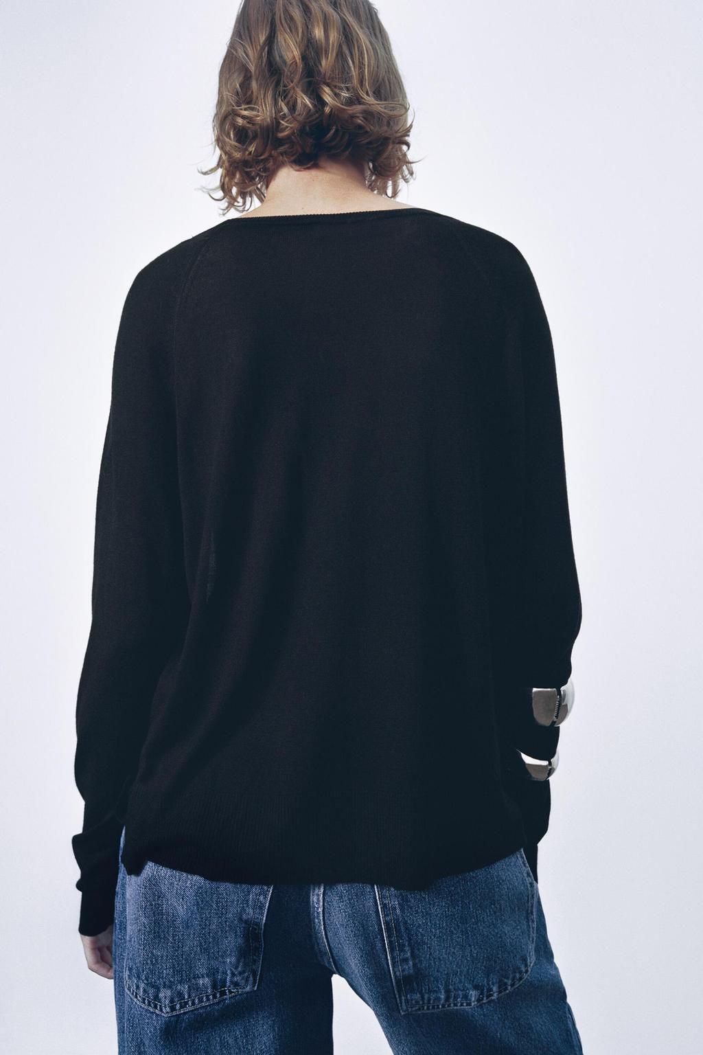 BASIC FINE KNIT SWEATER - Zara фото 29