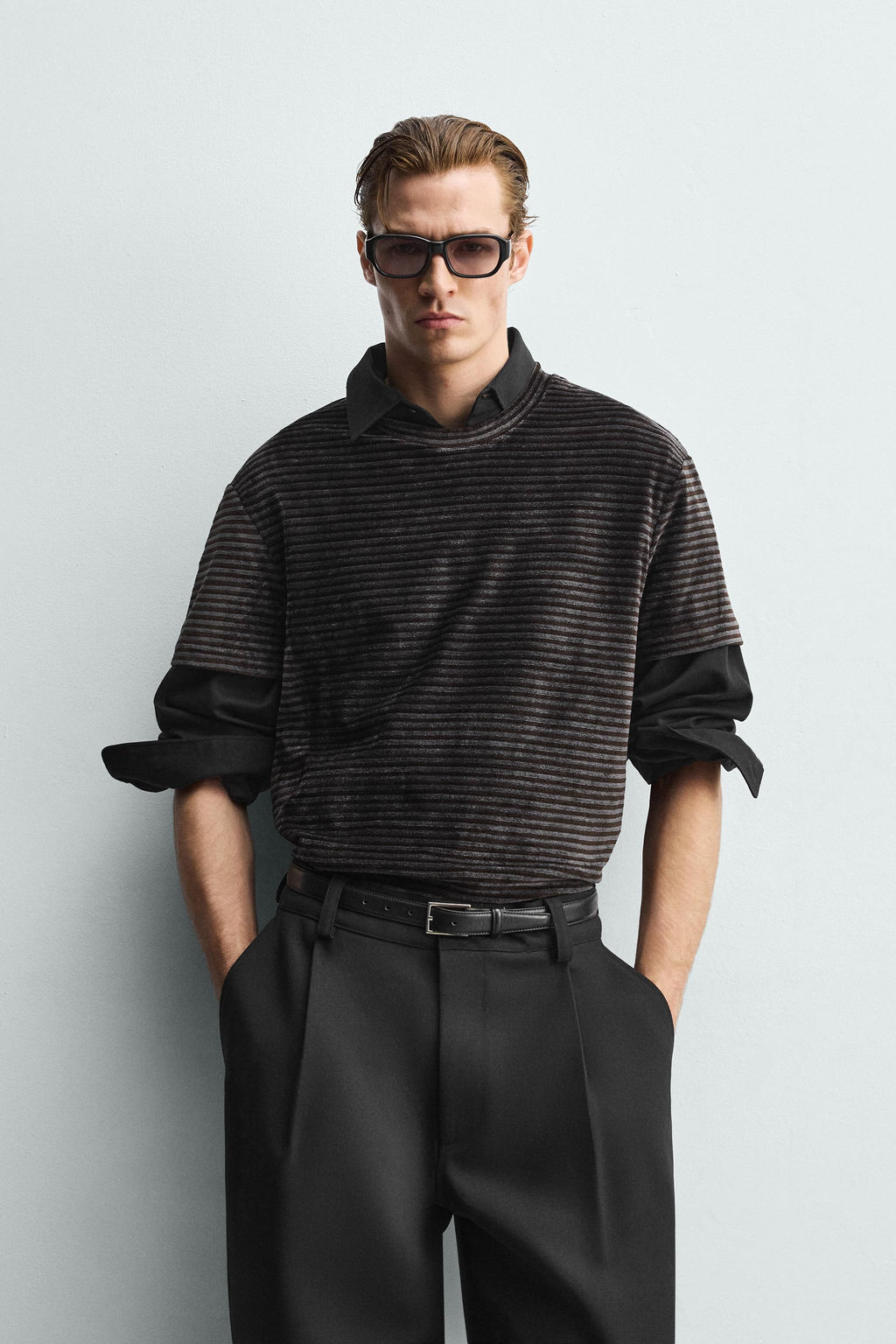 WASHED TEXTURED T-SHIRT - Zara фото 2