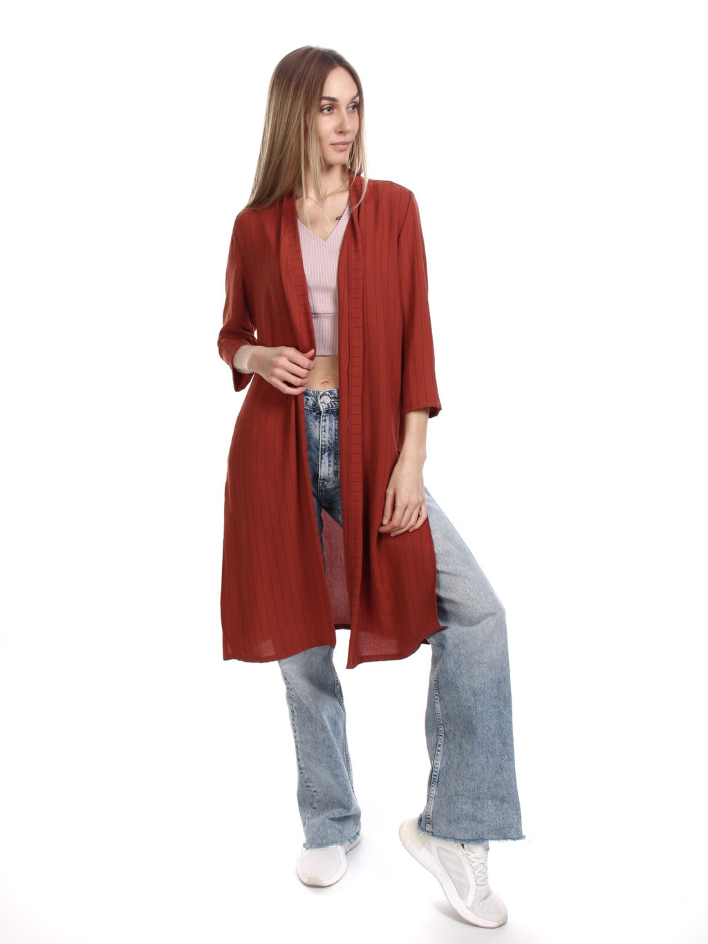 КАРДИГАН КР540 ТЕРРАКОТ - Assana фото 3