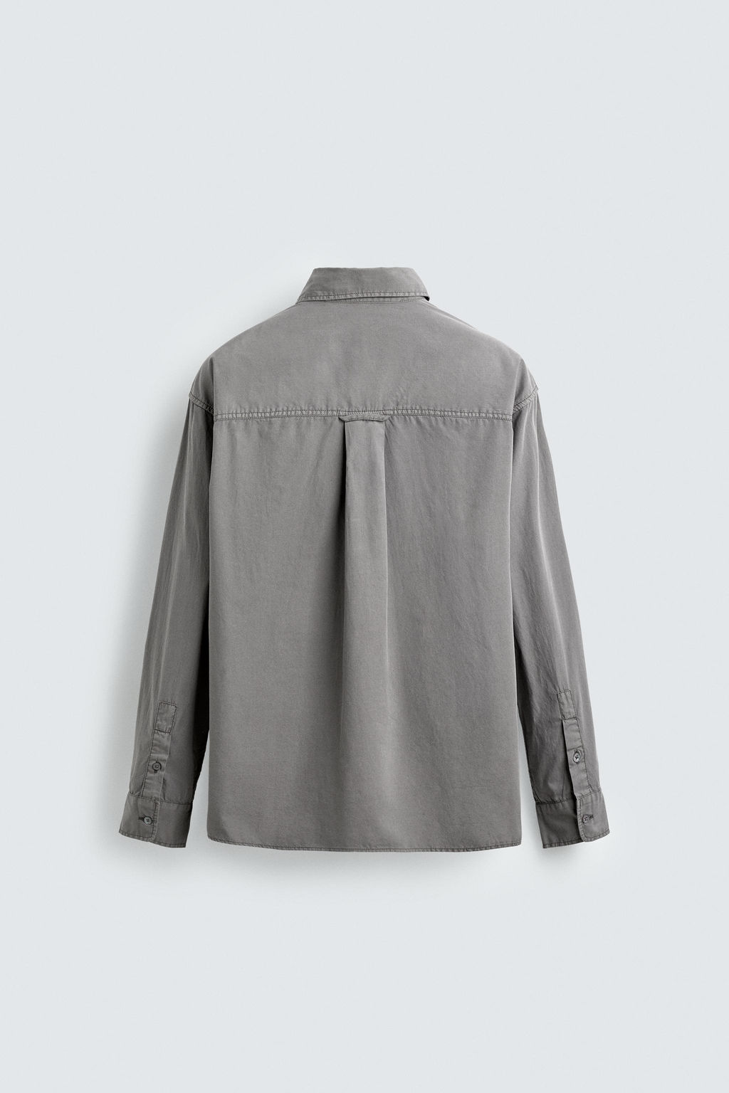 Рубашка RELAXED FIT ALGODON серая
