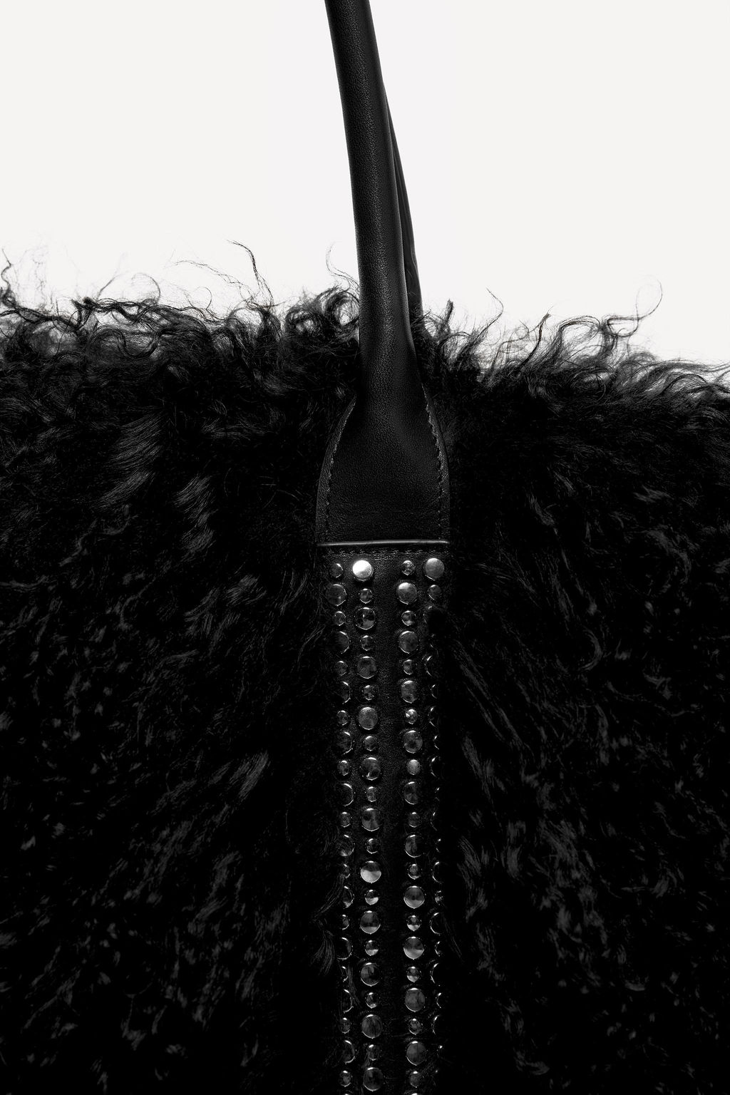 LEATHER AND SHEEPSKIN SHOPPER BAG LUDOVIC DE SAINT SERNIN x ZARA  фото 2