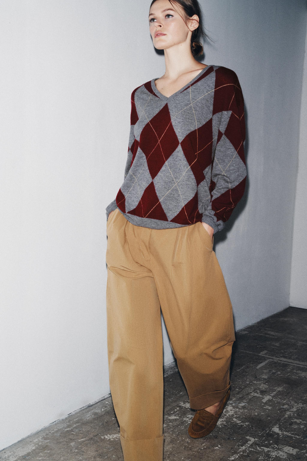 ZW COLLECTION DARTED CHINO TROUSERS - Zara фото 4