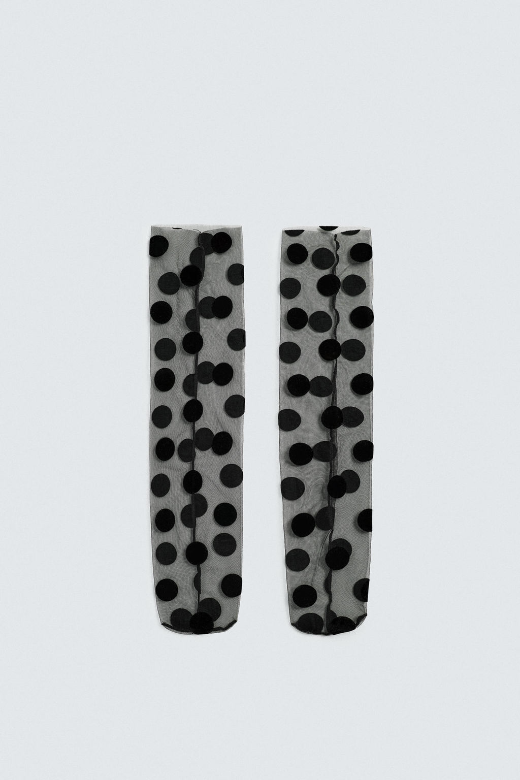 POLKA DOT TULLE TALL SOCKS HARRY LAMBERT FOR ZARA X DISNEY  фото 2
