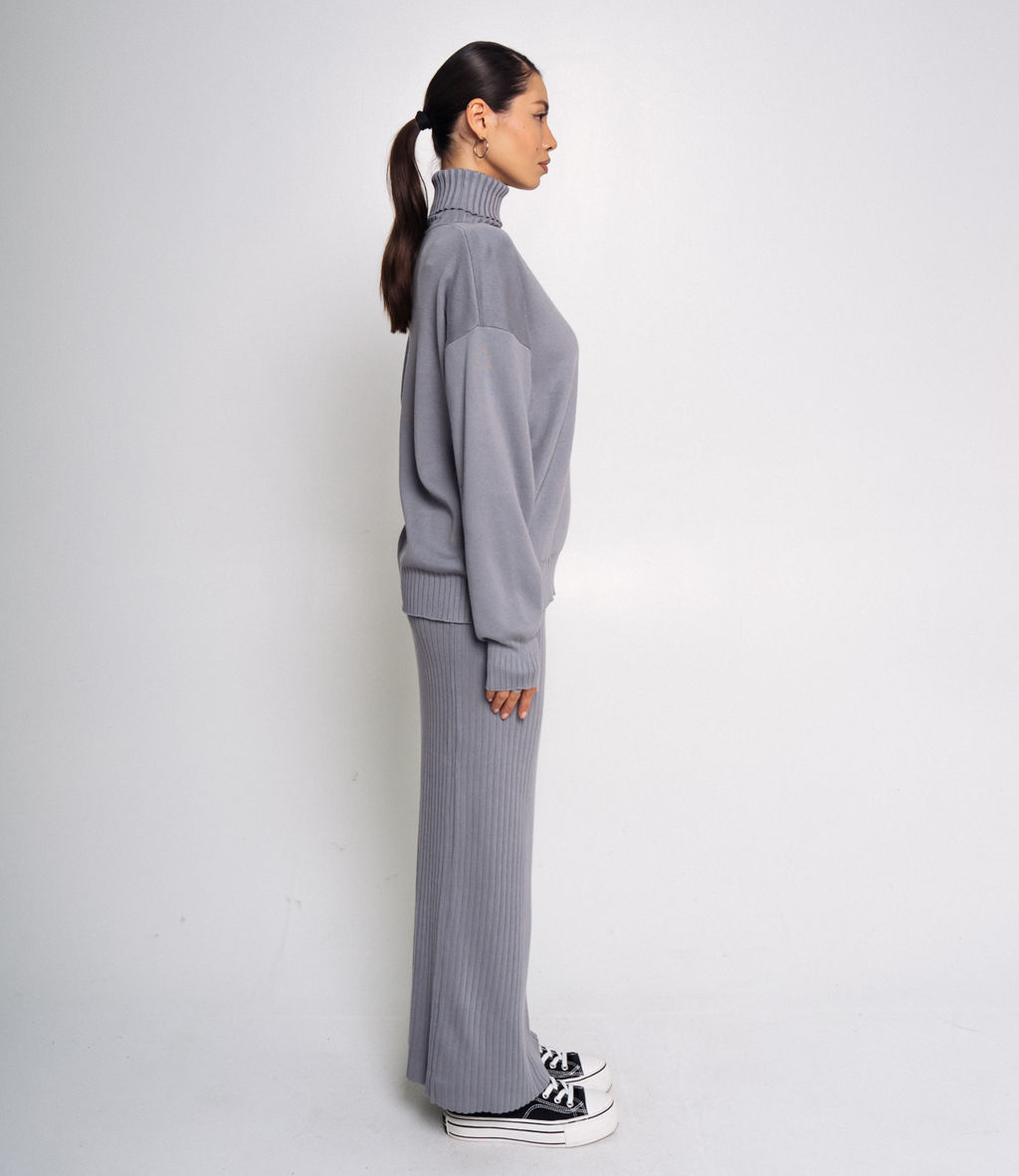 Костюм #КТ3077, серый