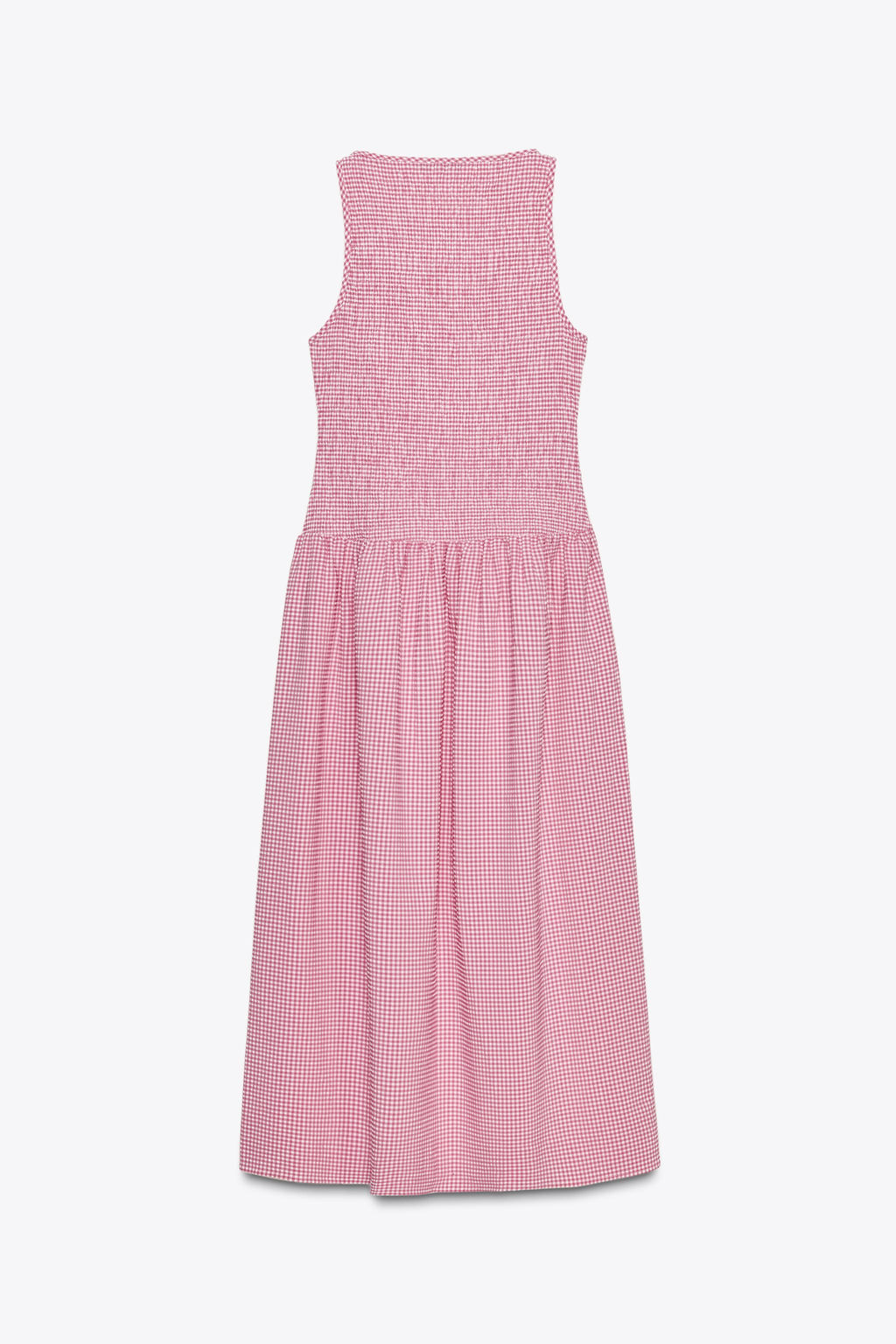 GINGHAM CHECK MIDI DRESS - Zara фото 17