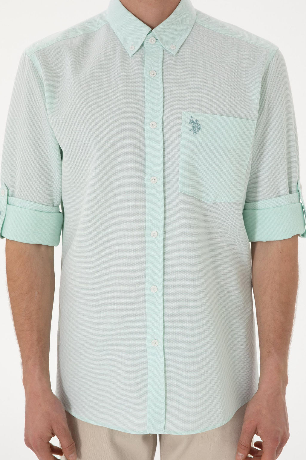 Erkek Mint Uzun Kollu G_mlek Sepette S_rpriz _ndirim - U.s. polo assn фото 6