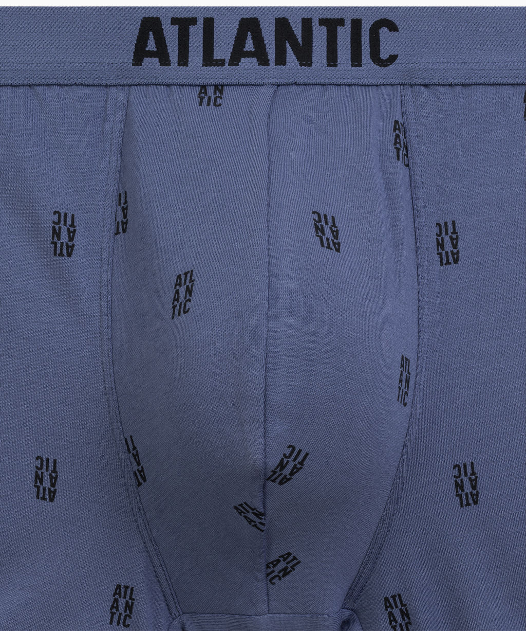 ATLANTIC 3MH-227 Трусы шорты Logo - набор 3 шт. деним + темно-синий + темно-серый  фото 4