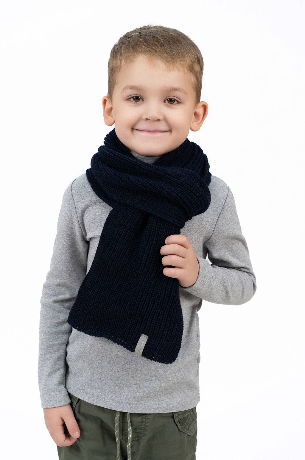 Шарф вязаный