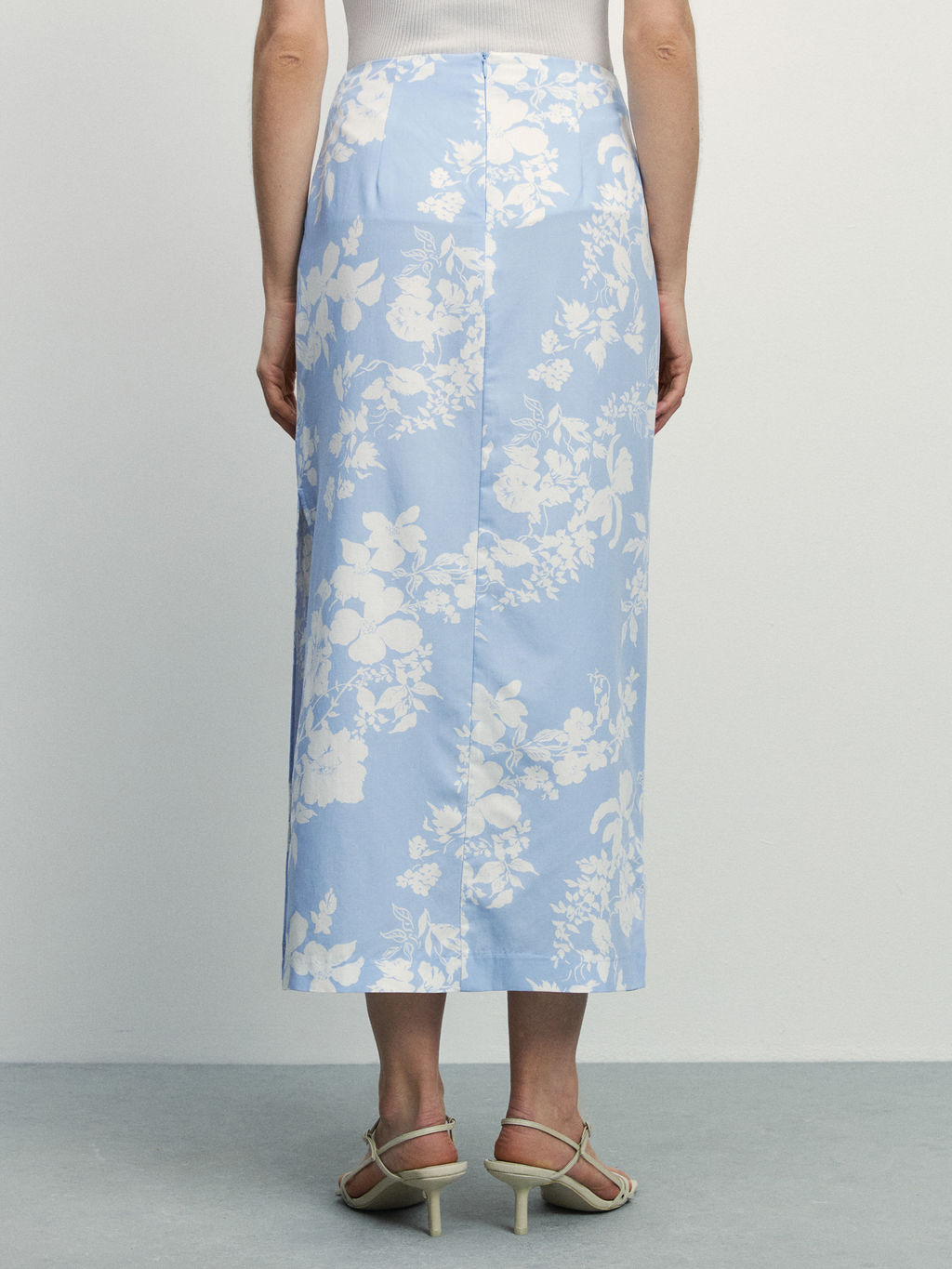 Юбка миди из хлопка / Zarina  фото 4