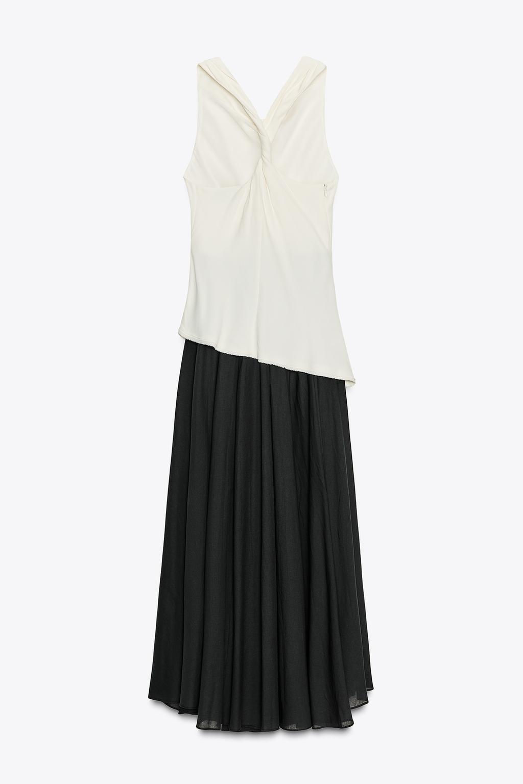 ZW COLLECTION COMBINED HALTER DRESS - Zara фото 8