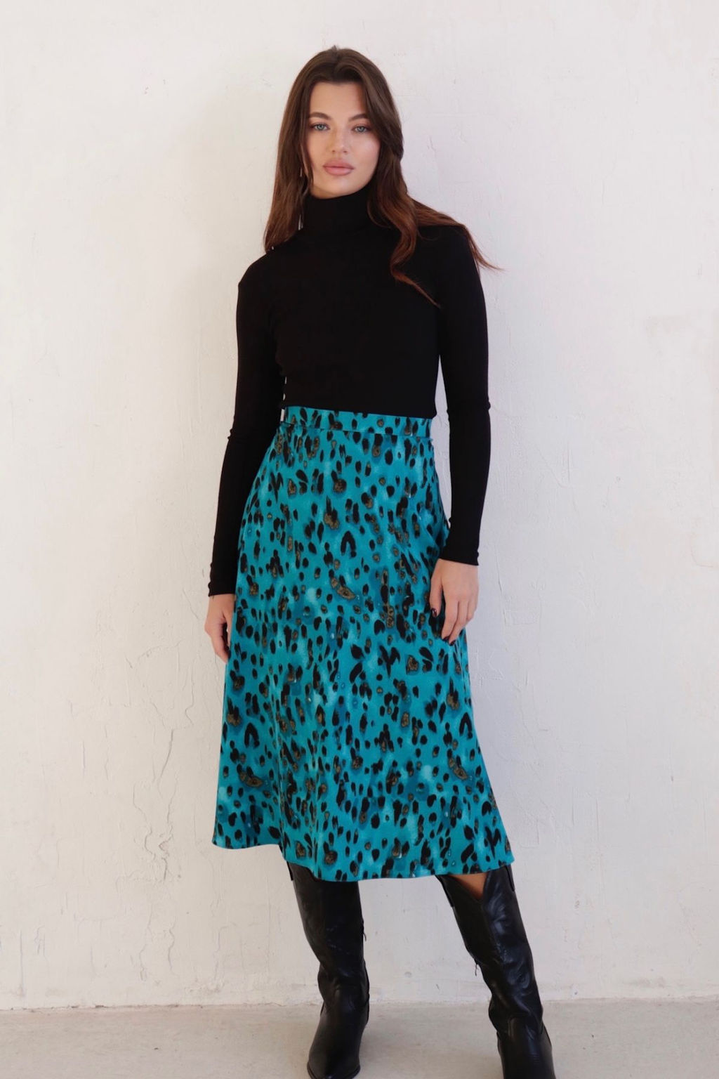 Юбка А-силуэта с принтом - Martichelli фото 16