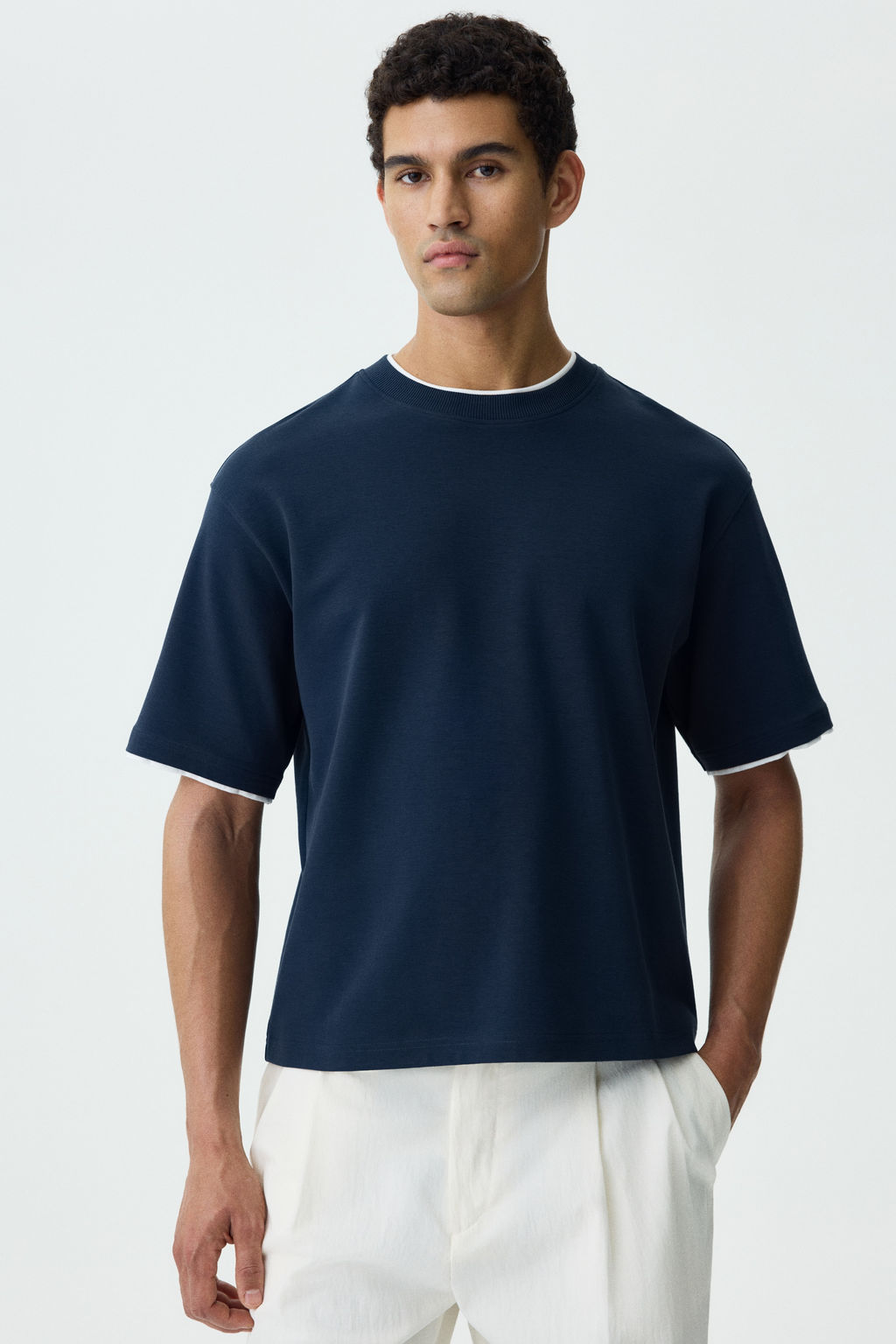 Camiseta boxy Relaxed Fit - H&m фото 3
