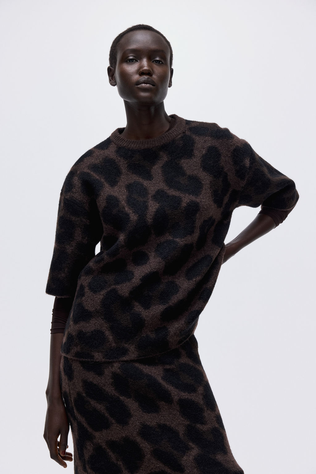 Jersey boxy en punto jacquard - H&m фото 3