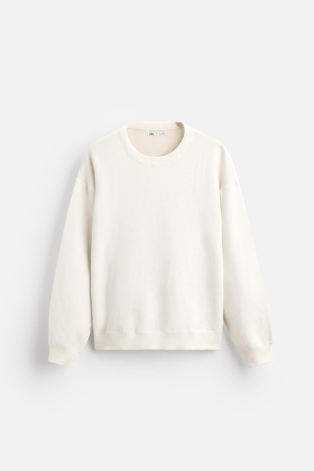 TEXTURED COTTON SWEATER - Zara фото 23
