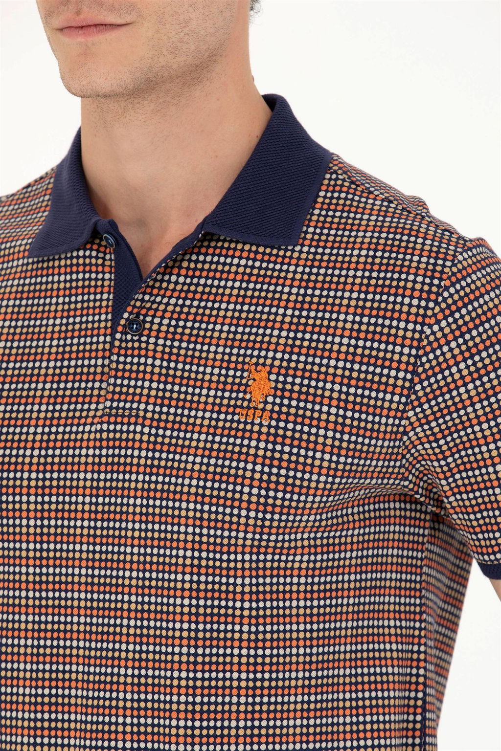 Мужская темно-синяя футболка - U.s. polo assn фото 7