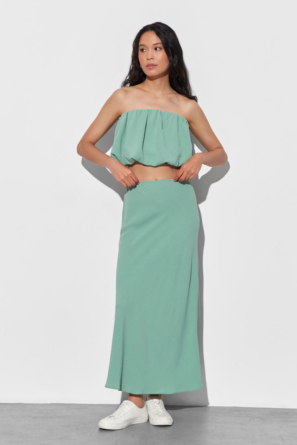 Топ баллон из жатого хлопка - Mollis фото 2