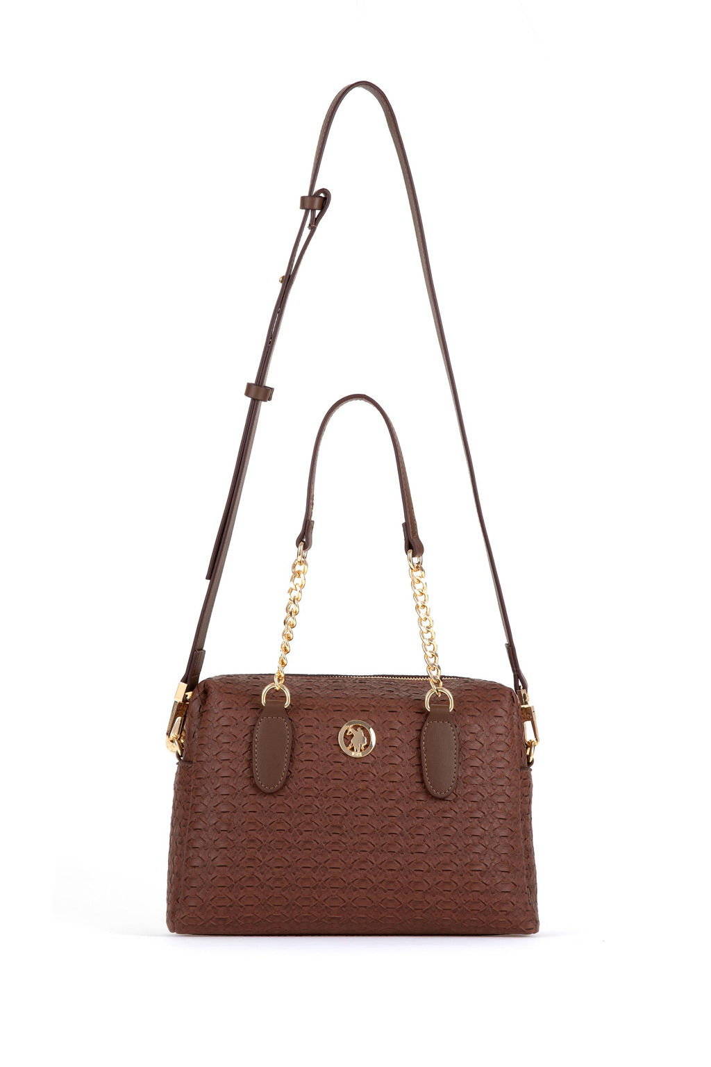 Женская коричневая сумка через плечо Неожиданная скидка в корзине - U.s. polo assn фото 6