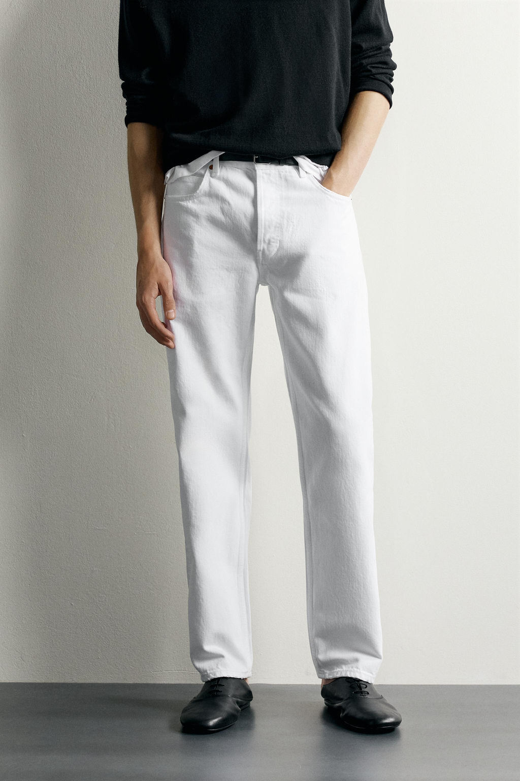 JEANS REGULAR FIT / Blanco roto - Zara фото 2