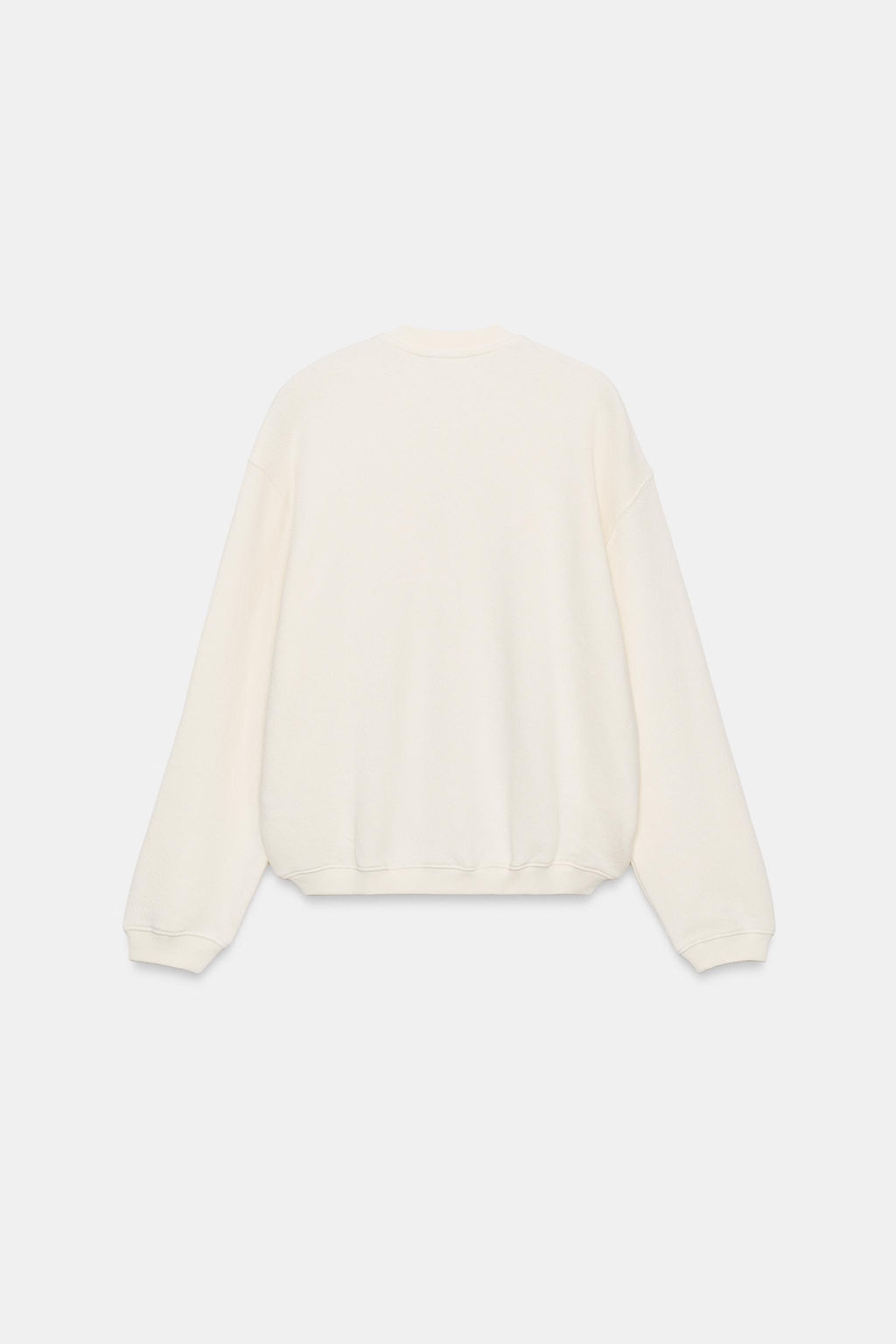 SUDADERA BOTONES ALGOD?N / Crudo - Zara фото 5